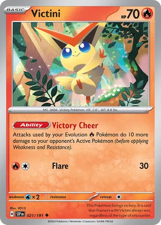 Victini 21/252 from Surging Sparks