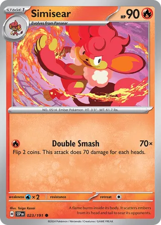 Simisear 23/252 from Surging Sparks