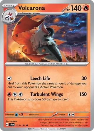 Volcarona 25/252 from Surging Sparks