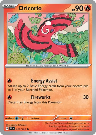 Oricorio 26/252 from Surging Sparks