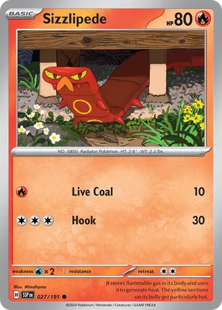 Sizzlipede 27/252 from Surging Sparks