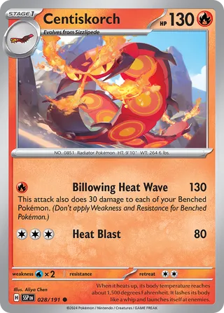 Centiskorch 28/252 from Surging Sparks