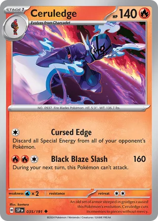 Ceruledge 35/252 from Surging Sparks