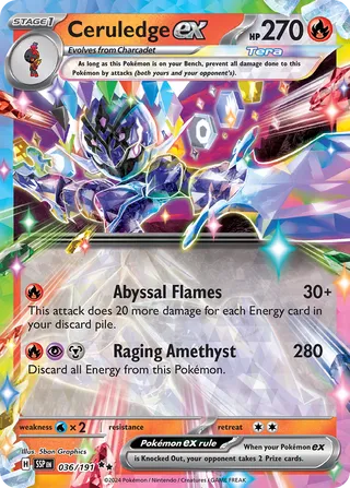 Ceruledge ex 36/252 from Surging Sparks
