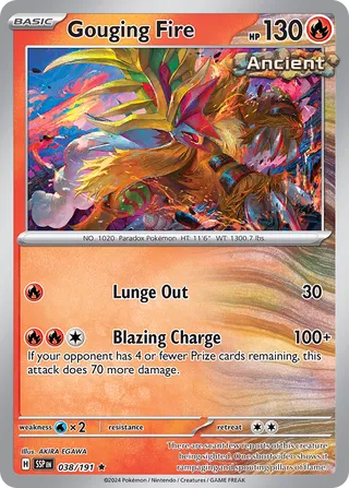 Gouging Fire 38/252 from Surging Sparks