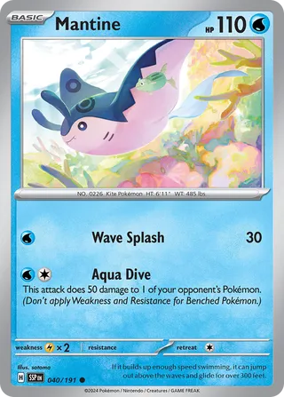 Mantine 40/252 from Surging Sparks