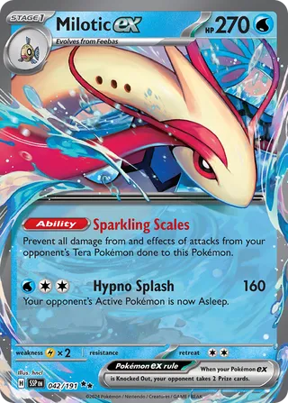 Milotic ex 42/252 from Surging Sparks