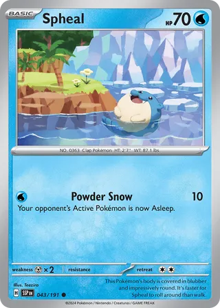 Spheal 43/252 from Surging Sparks