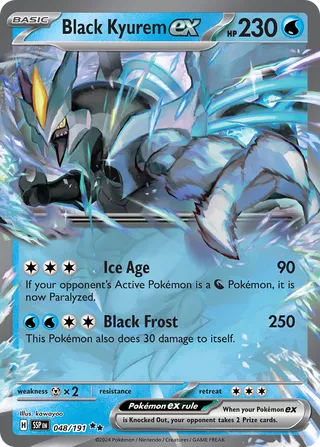 Black Kyurem ex 48/252 from Surging Sparks