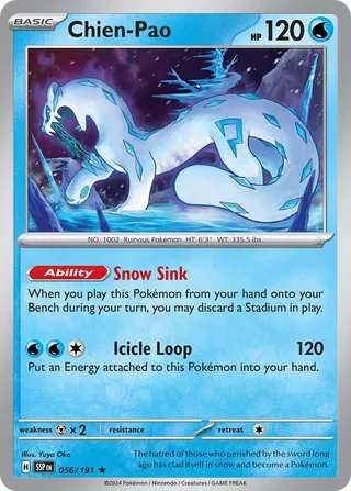 Chien-Pao 56/252 from Surging Sparks