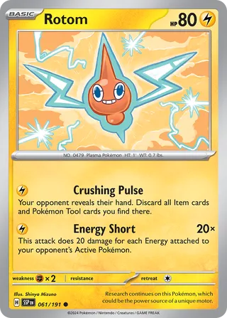 Rotom 61/252 from Surging Sparks