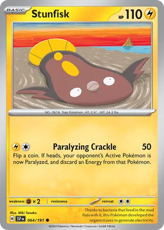 Stunfisk 64/252 from Surging Sparks