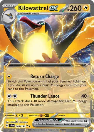 Kilowattrel ex 68/252 from Surging Sparks
