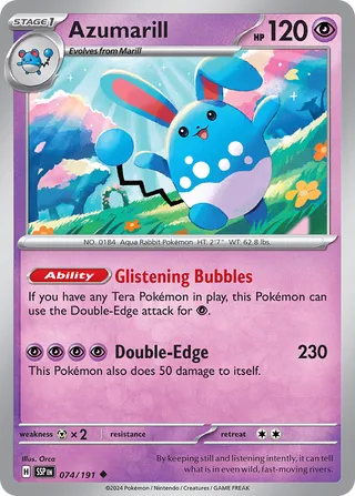 Azumarill 74/252 from Surging Sparks