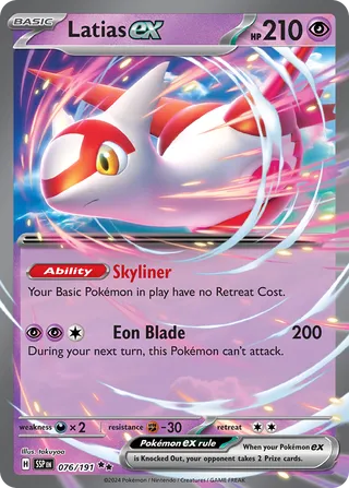 Latias ex 76/252 from Surging Sparks