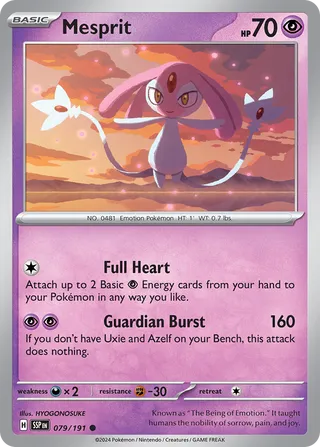 Mesprit 79/252 from Surging Sparks