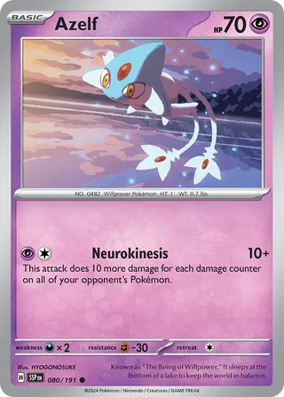 Azelf 80/252 from Surging Sparks