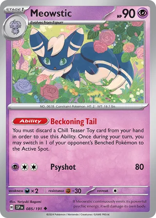 Meowstic 85/252 from Surging Sparks