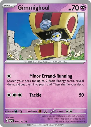 Gimmighoul 97/252 from Surging Sparks