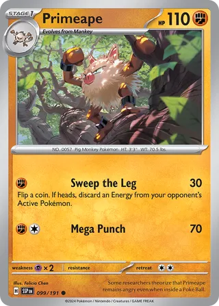 Primeape 99/252 from Surging Sparks