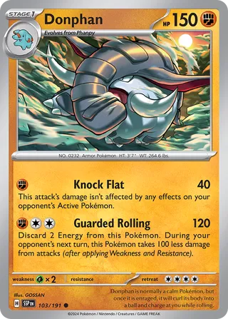 Donphan 103/252 from Surging Sparks