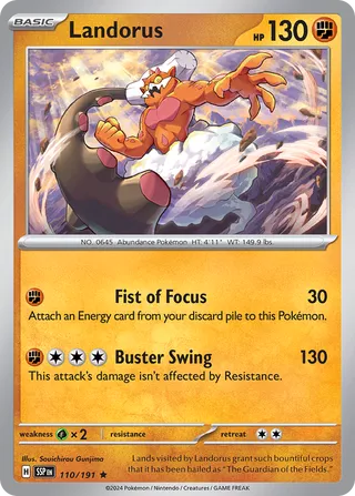 Landorus 110/252 from Surging Sparks
