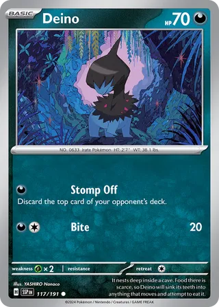 Deino 117/252 from Surging Sparks