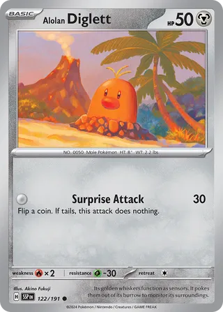 Alolan Diglett 122/252 from Surging Sparks