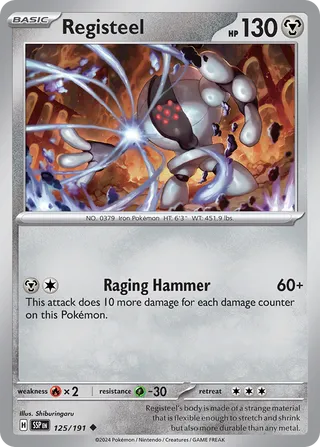 Registeel 125/252 from Surging Sparks