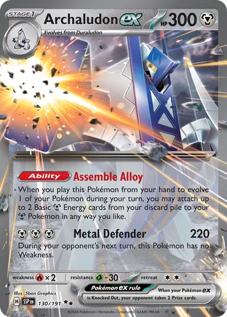 Archaludon ex 130/252 from Surging Sparks