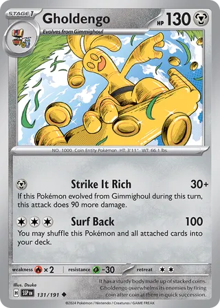 Gholdengo 131/252 from Surging Sparks