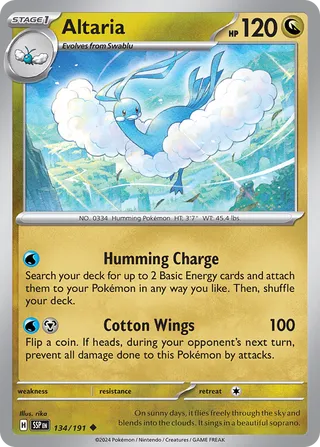 Altaria 134/252 from Surging Sparks