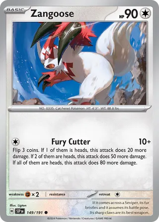 Zangoose 149/252 from Surging Sparks