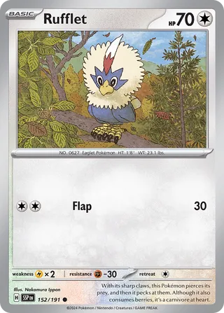 Rufflet 152/252 from Surging Sparks