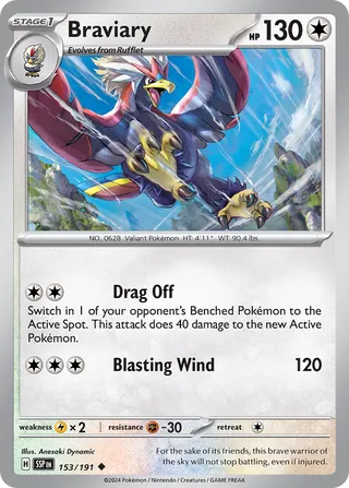 Braviary 153/252 from Surging Sparks