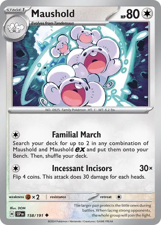 Maushold 158/252 from Surging Sparks