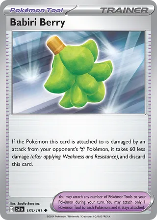 Babiri Berry 163/252 from Surging Sparks
