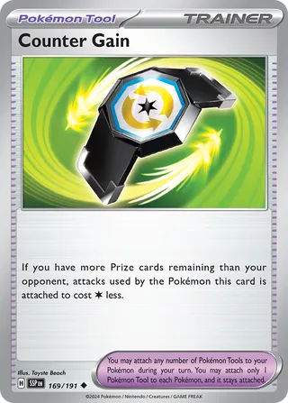 Counter Gain 169/252 from Surging Sparks