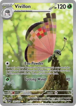 Vivillon 193/252 from Surging Sparks