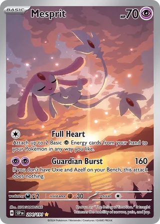 Mesprit 204/252 from Surging Sparks