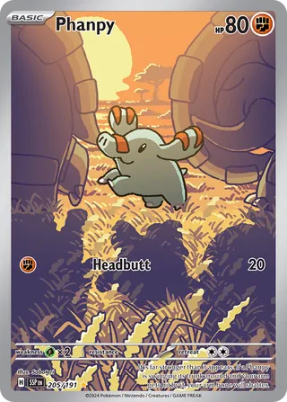 Phanpy 205/252 from Surging Sparks