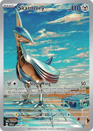 Skarmory 209/252 from Surging Sparks