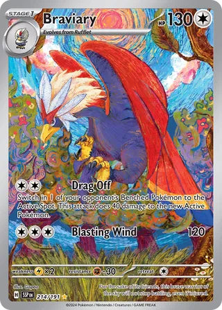 Braviary 214/252 from Surging Sparks