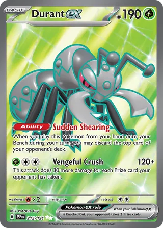 Durant ex 215/252 from Surging Sparks