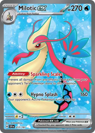 Milotic ex 217/252 from Surging Sparks