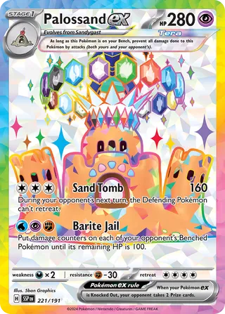 Palossand ex 221/252 from Surging Sparks
