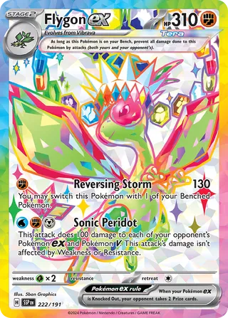 Flygon ex 222/252 from Surging Sparks