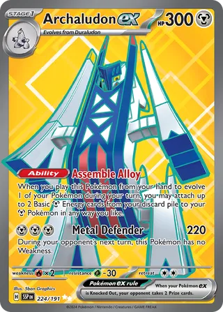Archaludon ex 224/252 from Surging Sparks