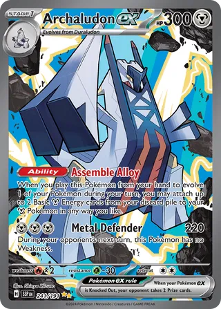 Archaludon ex 241/252 from Surging Sparks