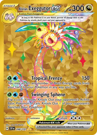 Alolan Exeggutor ex 248/252 from Surging Sparks